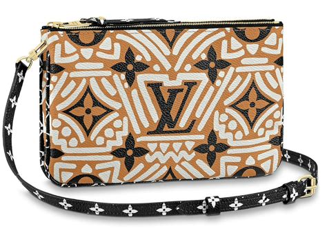 louis vuitton crafty double zip pochette|louis vuitton monogram pochette bag.